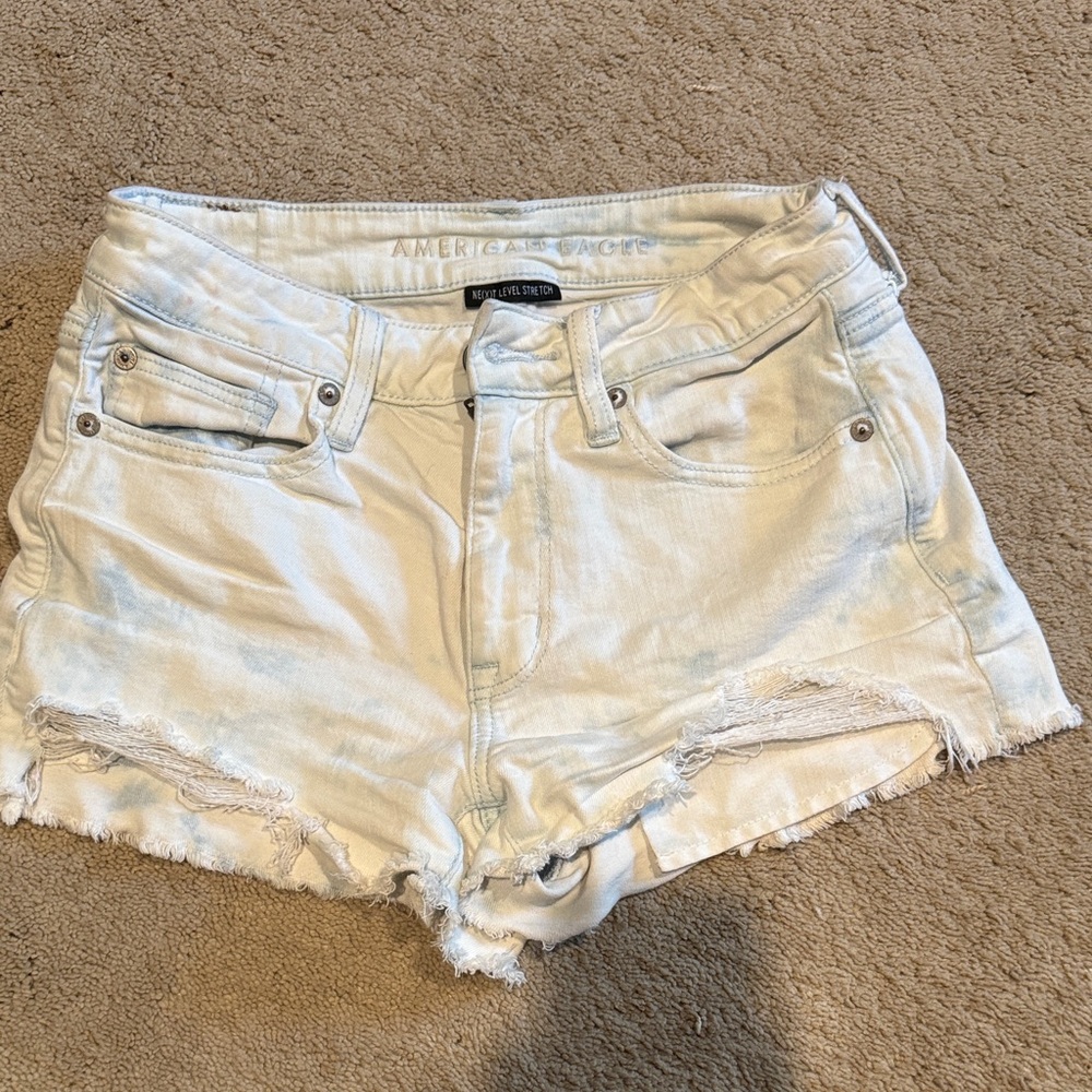 American Eagle Outfitters Light Denim Jean Shorts